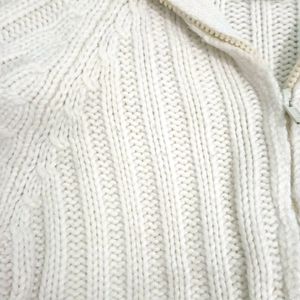 Zipped Knitted Cardigan