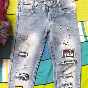 Damage Style Jeans