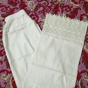 Palazzo Pant- XL- White