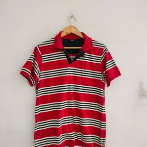 Red Striped T Shirt (Men's)