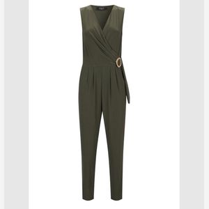 Women Olive Green Jumpsuit