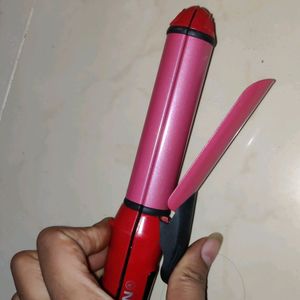 Nova Hair Straightener With Curling Machine