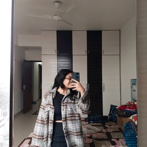 Thick Flannel Zara Style Overcoat