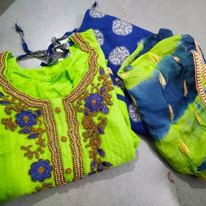 Salwar Suit With Heavy Dupatta.