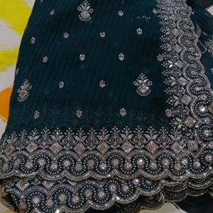 Crus Siffon saree