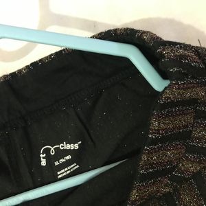 Stretchy Flared Shimmery Pant Waist 30