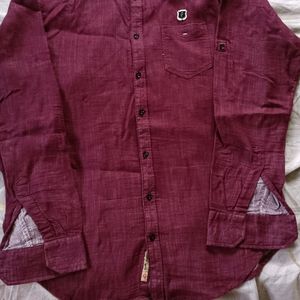 New Burgundy Colour Shirt