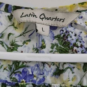 LATIN QUARTERS FLORAL TOP