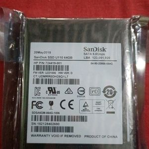 Sandisk  U110 64GB 2.5" 7mm Sata SSD Drive