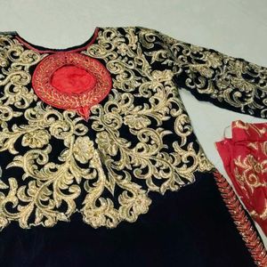 Designer Velvet Dress