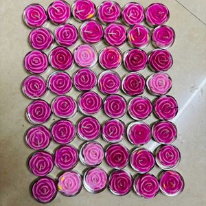 Rose Tlight Candles For Diwali