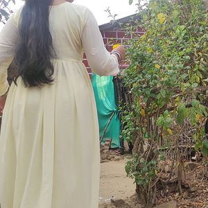 Yellow Anarkali Dress/kurta