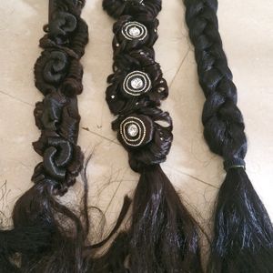 Hair Extension & Dummy Black 4, Multicolor 1