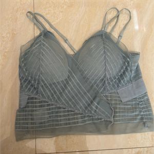 Sexy Bralette Top In Powder Blue Color