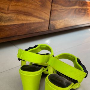 Neon Green High Heels