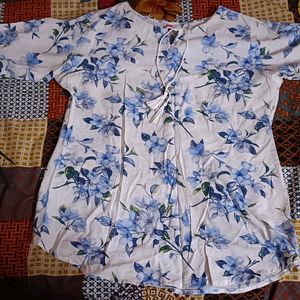 Floral Cotton Top