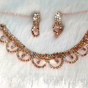 Neckless With Earrings Set For Women