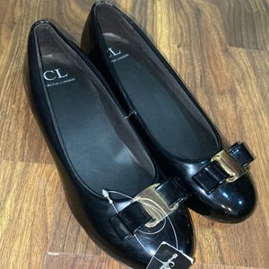 Carlton London Black Belly Heels