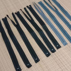 Set Of 10 Zippers for Bag