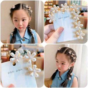 Pearl White Cute Princess Clips - 5