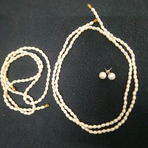 Pearl Necklace Set