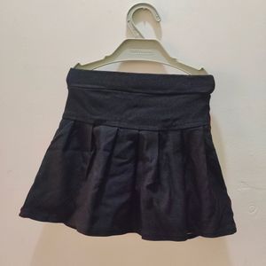 Black Style Skirt With Panty For Baby Girl