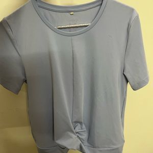 H&M Light Blue Sports Top For Women