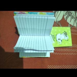 Set Of 5 Mini Diaries