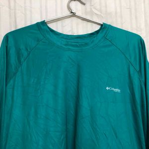 Columbia Sea Green Long Sleeve T Shirt