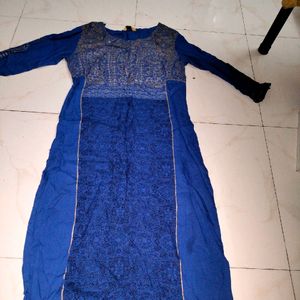 Aurelia Navy Blue Kurti