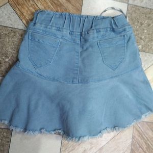 Short Denim Skirt