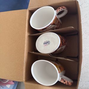 Set Of 3 Coffee Cups Unused