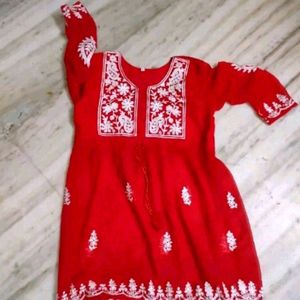 Red Short Kurti