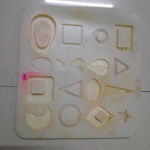 Resin Earing Keychain Mould Silicone