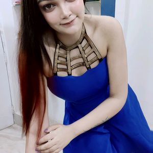 Stylish Royal Blue Dress