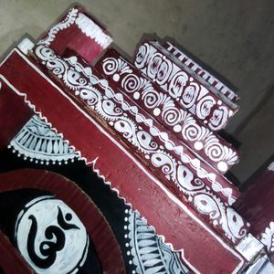 WOODEN SINGHASAN HANDMADE