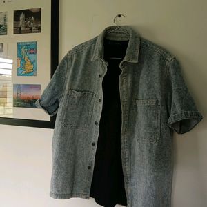 Zudio Oversized Mens Denim Shirt