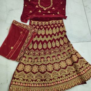 Bridel Lehnga Velvet