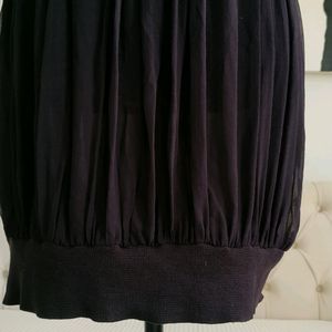 Designer Purple Knit Dress