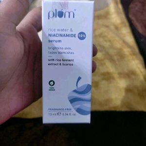 Plum Rice Waater Nicinamide Face Serum New Sealed