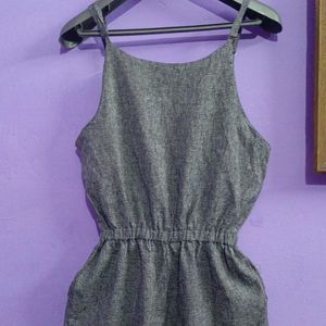 Fabulous Grey Jumpsuit For Girls And Women's