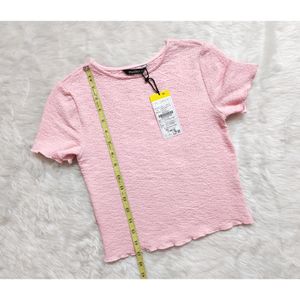 Zudio Xs New with Tag Rare Pink colour Crop Top