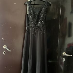 Black Long Gown