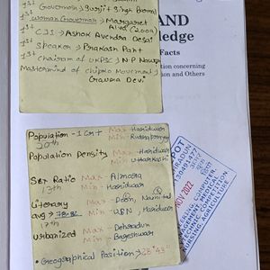 Uttarakhand Pcs Examination Notes