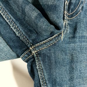 Blue Denim Skinny Fit Casual Jeans (Men)