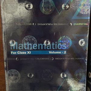 RD sharma Mathematics class 11th vol 1&2