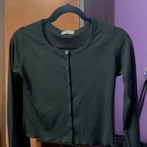 Black Full Sleeves Top