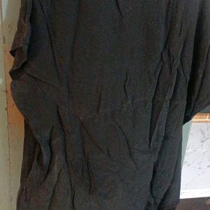 Black Brown Pocket Top