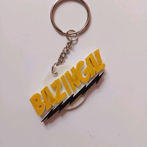 Big Bang Theory Bazinga Sheldon Cooper Keychain