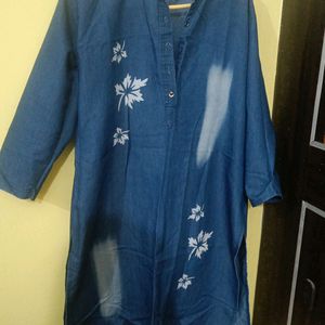 Women's Denim Kurta